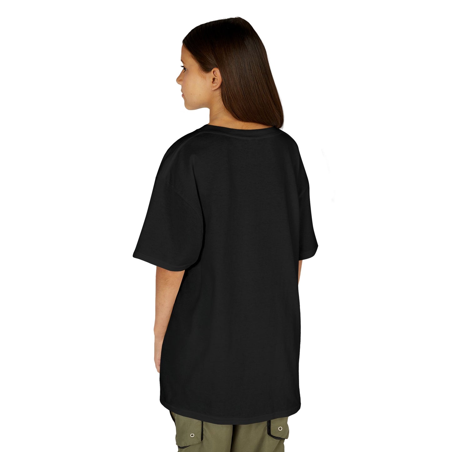 Play by faith, girl. Kids Heavy Cotton™ Tee
