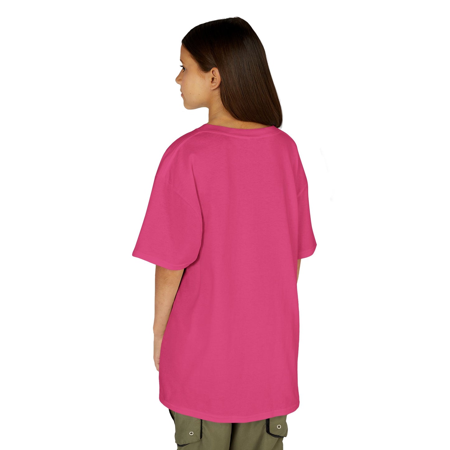 Play by faith, girl. Kids Heavy Cotton™ Tee
