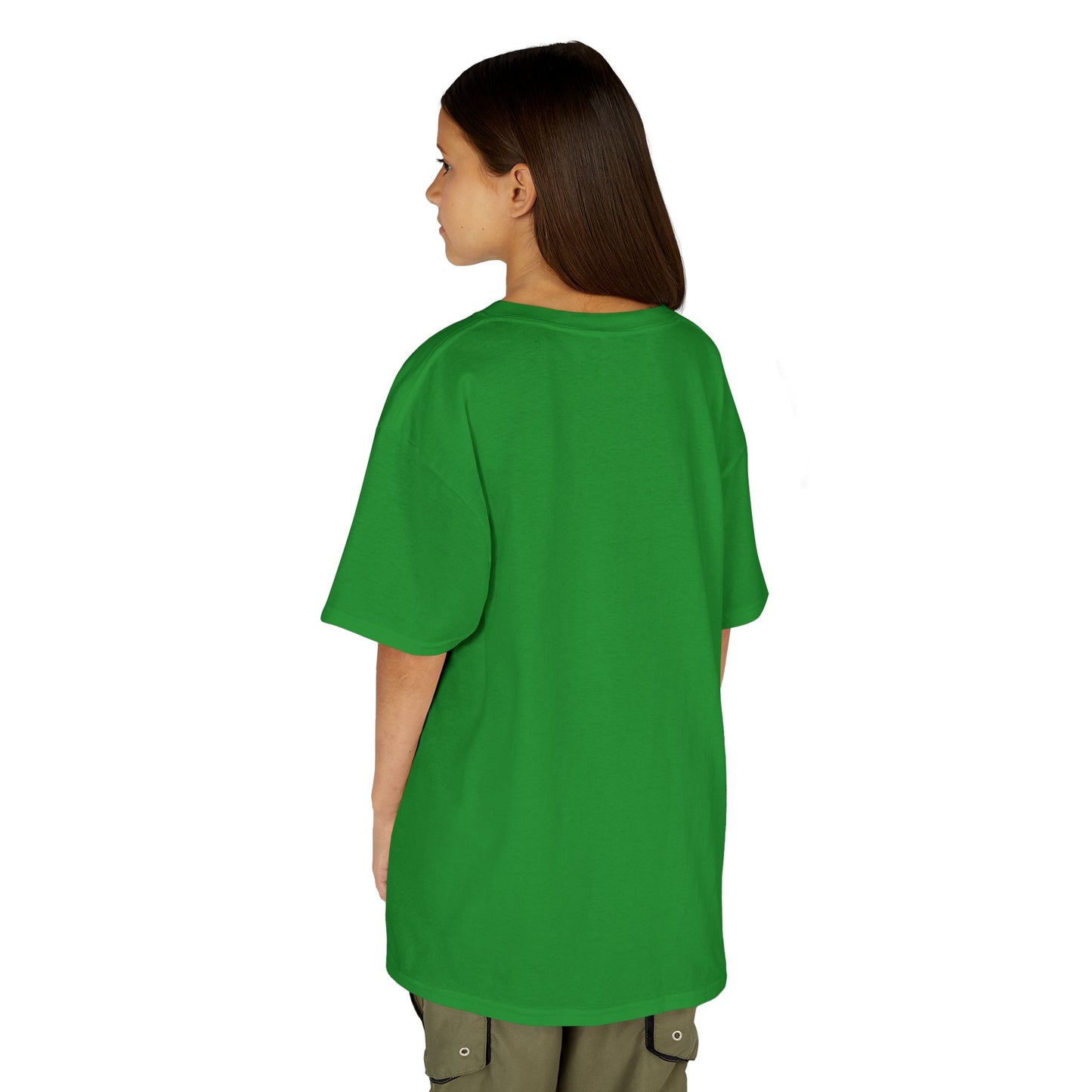 Play by faith, girl. Kids Heavy Cotton™ Tee