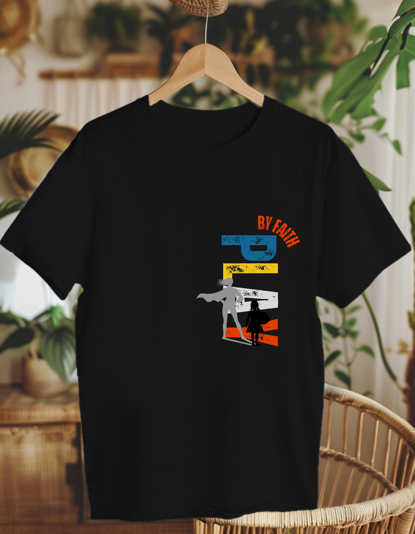 Play by faith, girl. Kids Heavy Cotton™ Tee