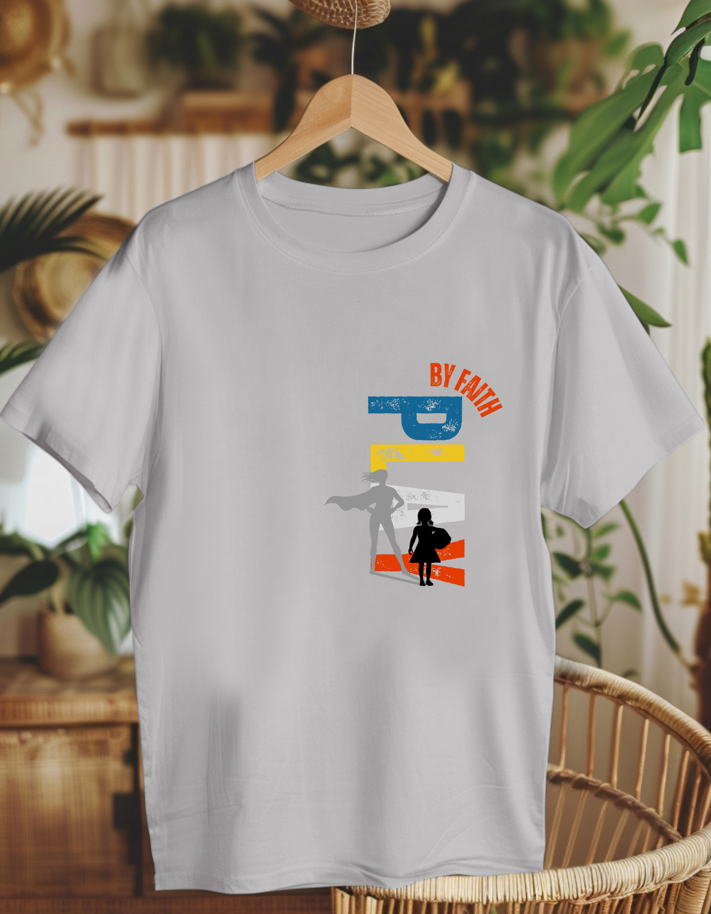 Play by faith, girl. Kids Heavy Cotton™ Tee