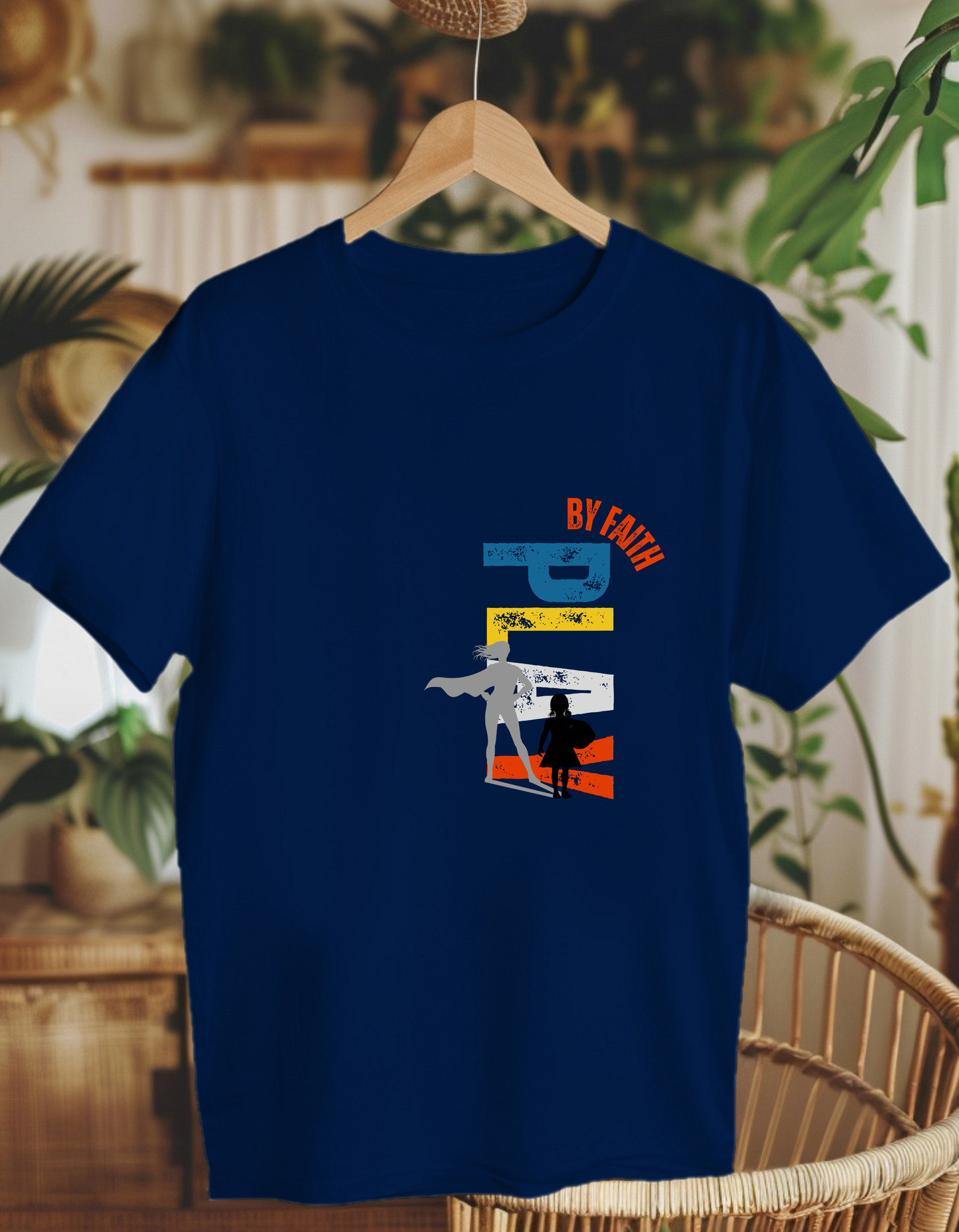 Play by faith, girl. Kids Heavy Cotton™ Tee