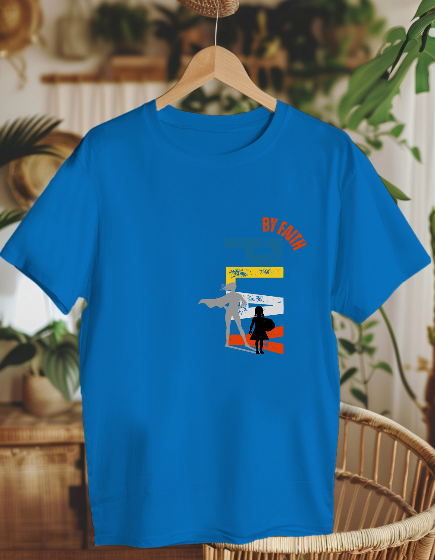 Play by faith, girl. Kids Heavy Cotton™ Tee