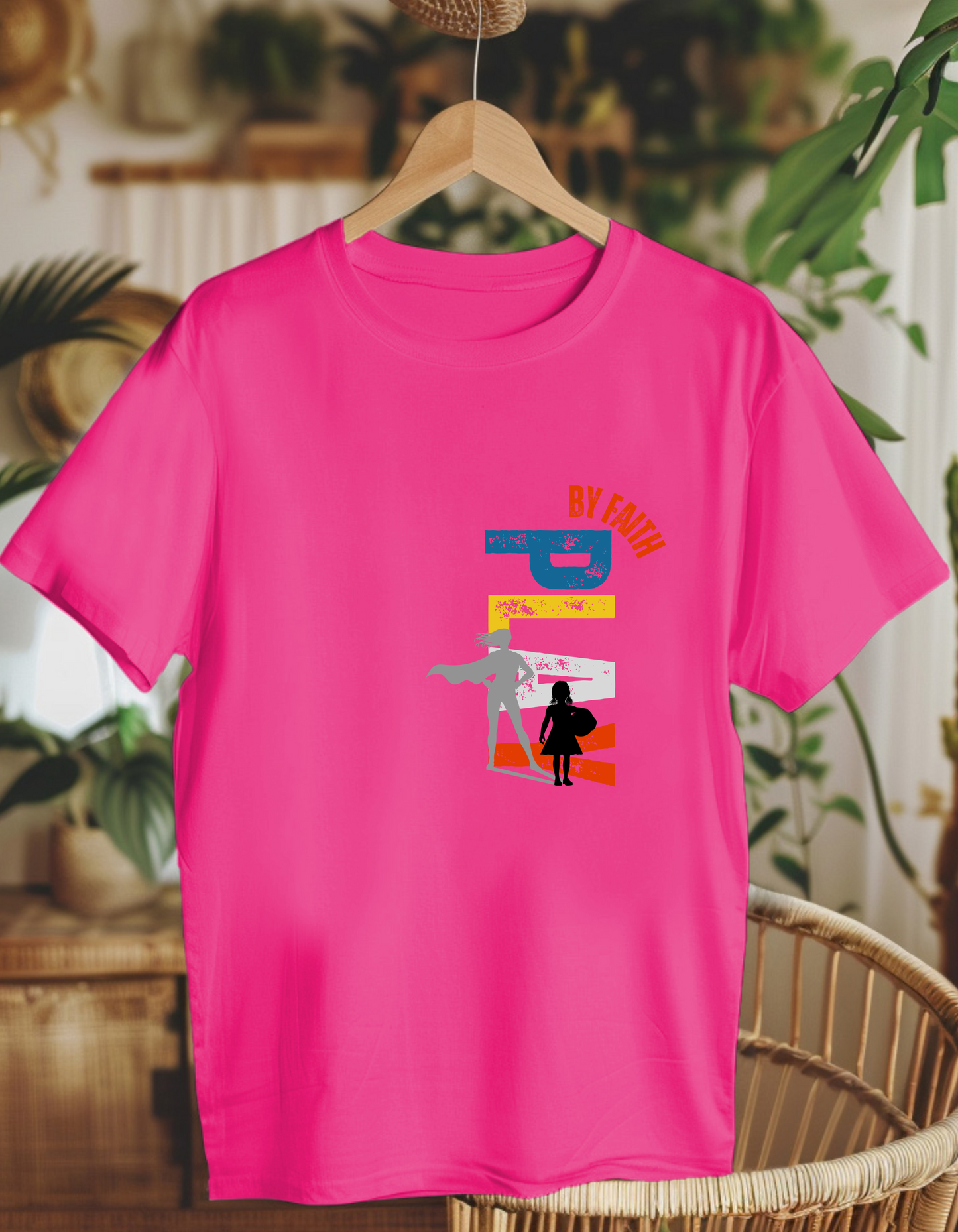 Play by faith, girl. Kids Heavy Cotton™ Tee