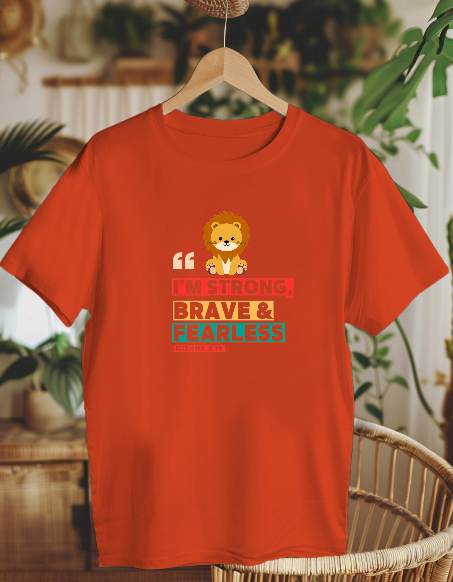 Strong, brave and fearless. Kids Heavy Cotton™ Tee