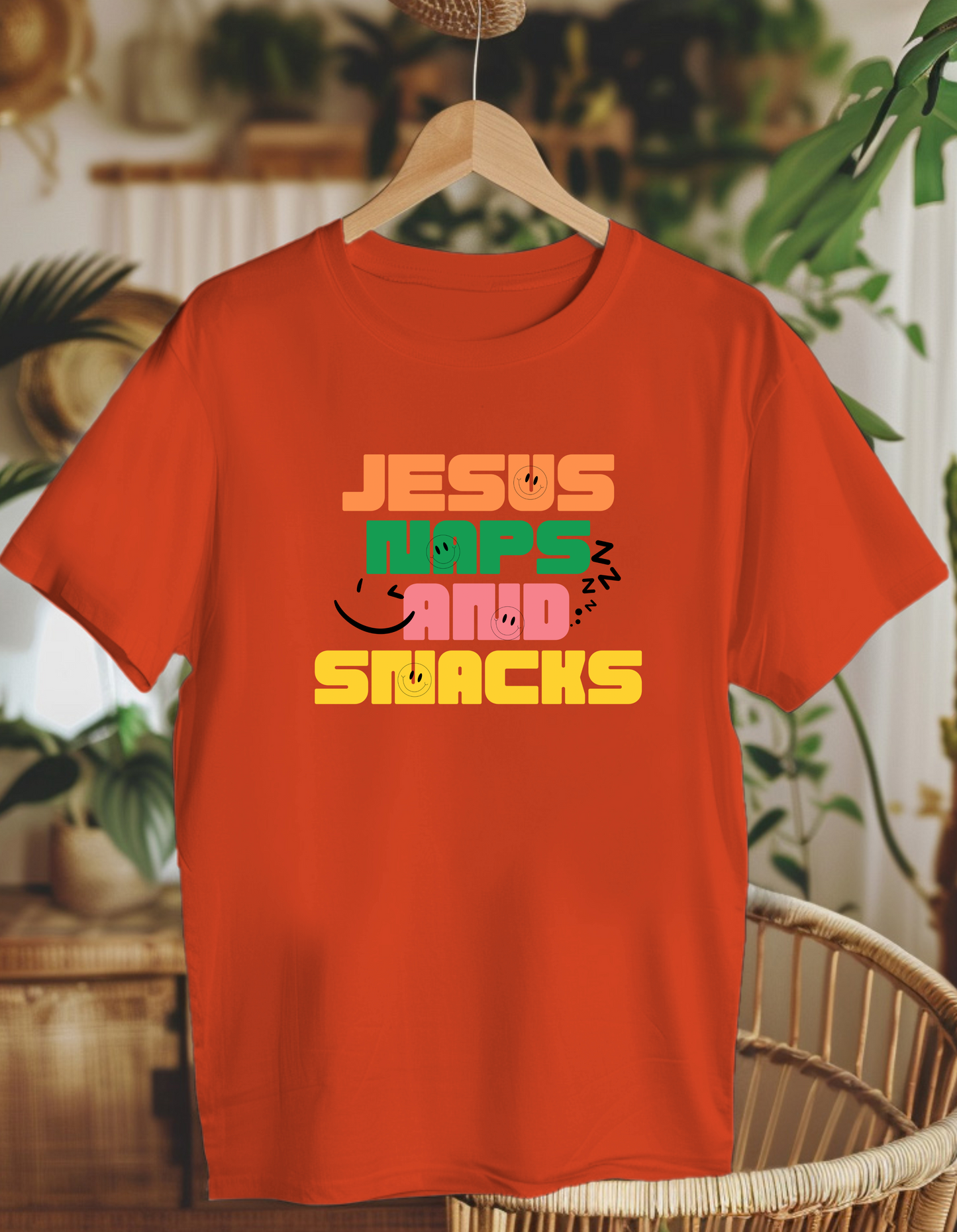 Jesus, naps and snacks. Kids Heavy Cotton™ Tee