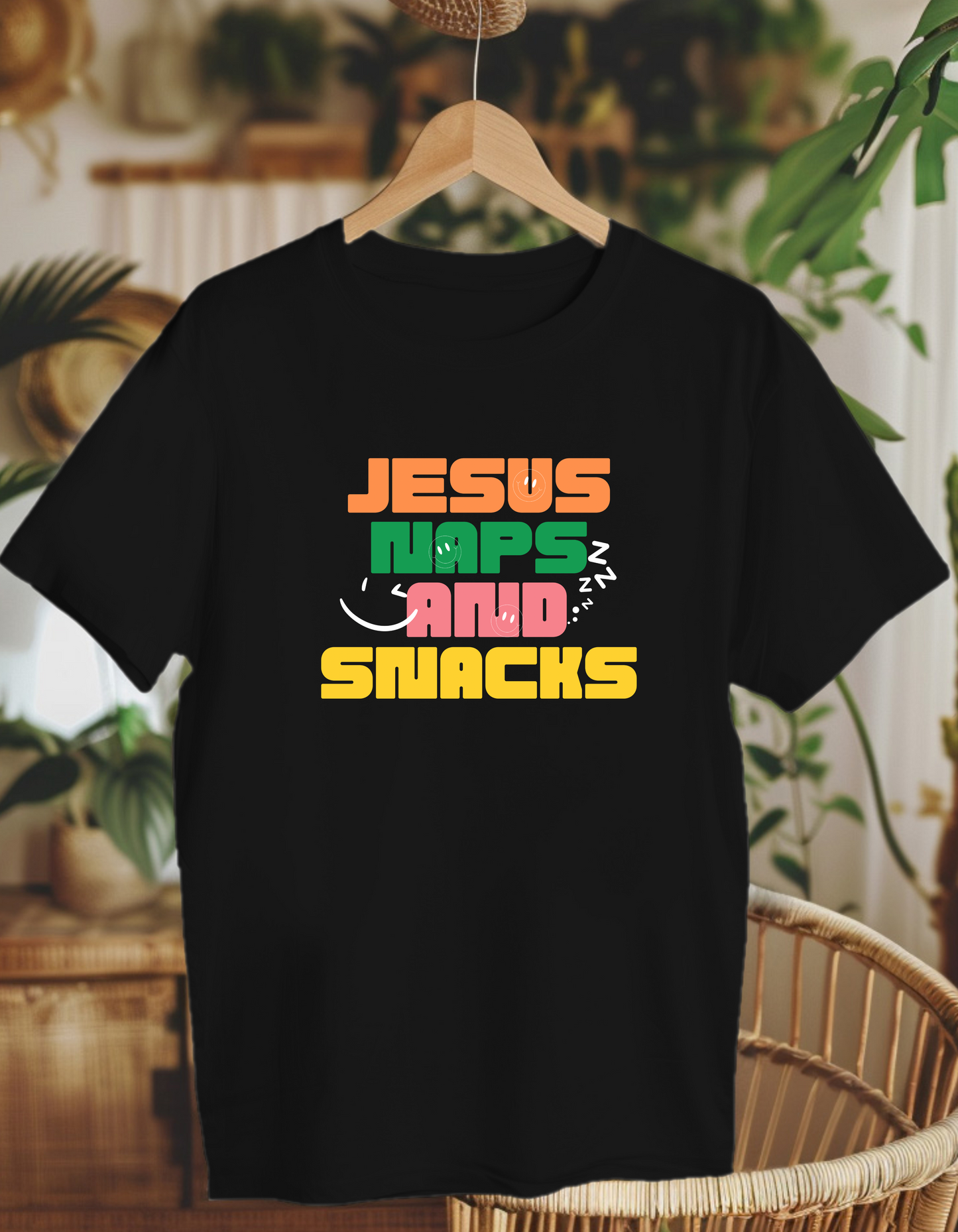 Jesus, naps and snacks. Kids Heavy Cotton™ Tee