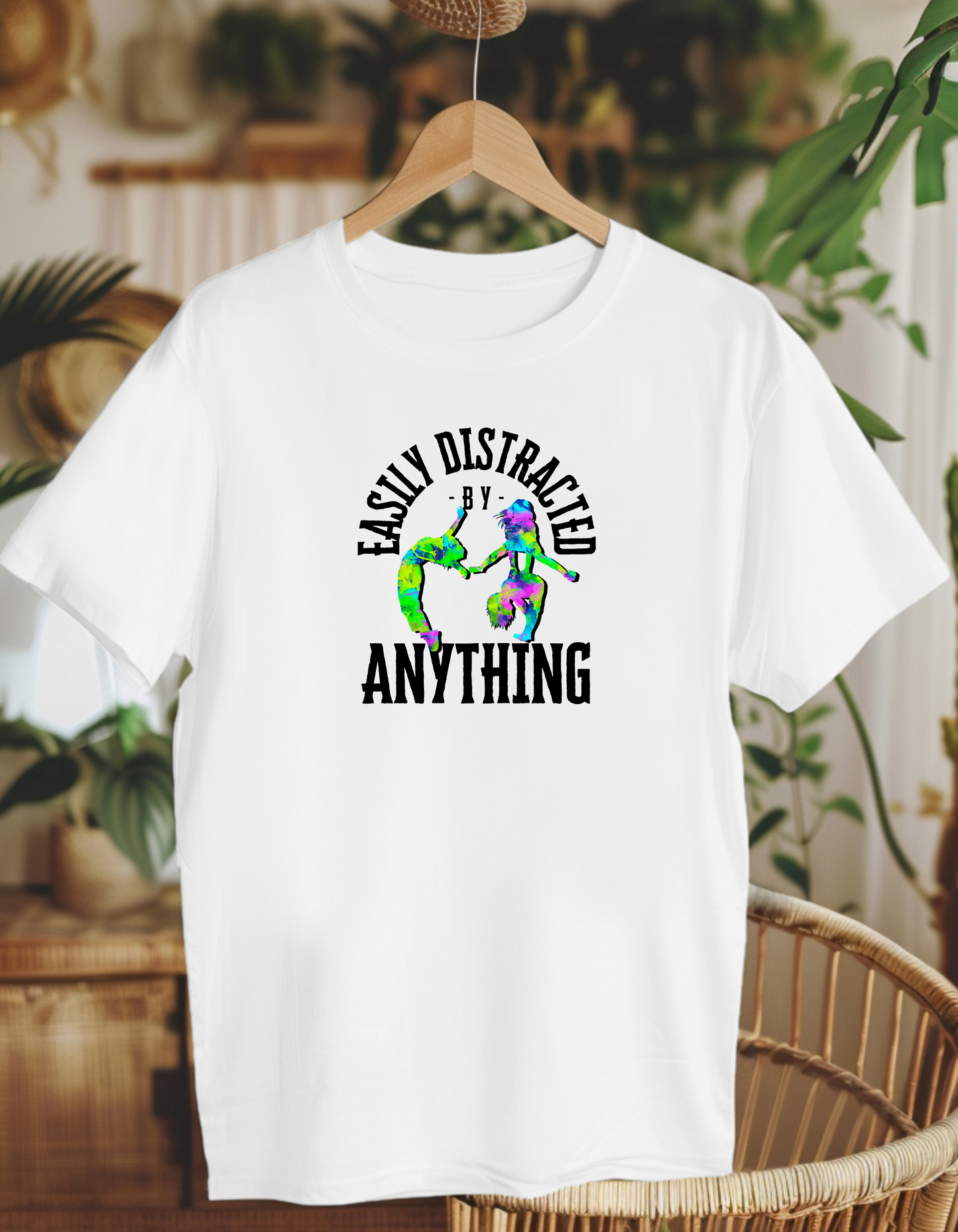 Easily distracted. Girls. Kids Heavy Cotton™ Tee