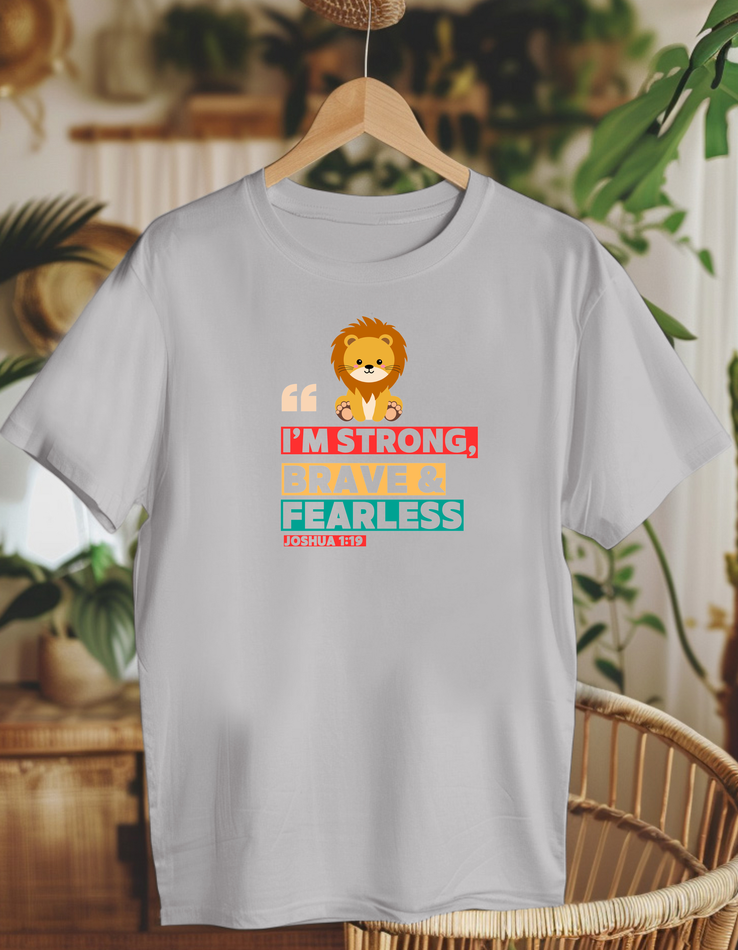 Strong, brave and fearless. Kids Heavy Cotton™ Tee