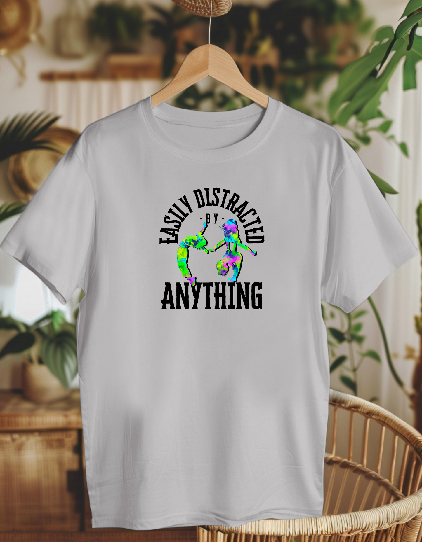 Easily distracted. Girls. Kids Heavy Cotton™ Tee