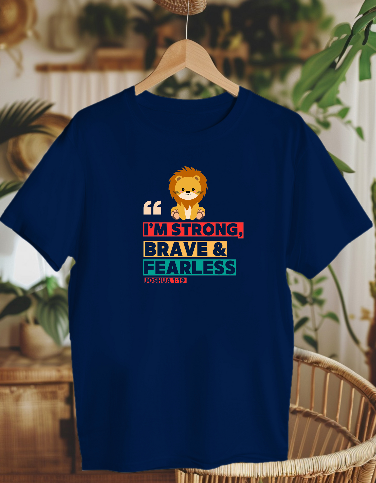 Strong, brave and fearless. Kids Heavy Cotton™ Tee