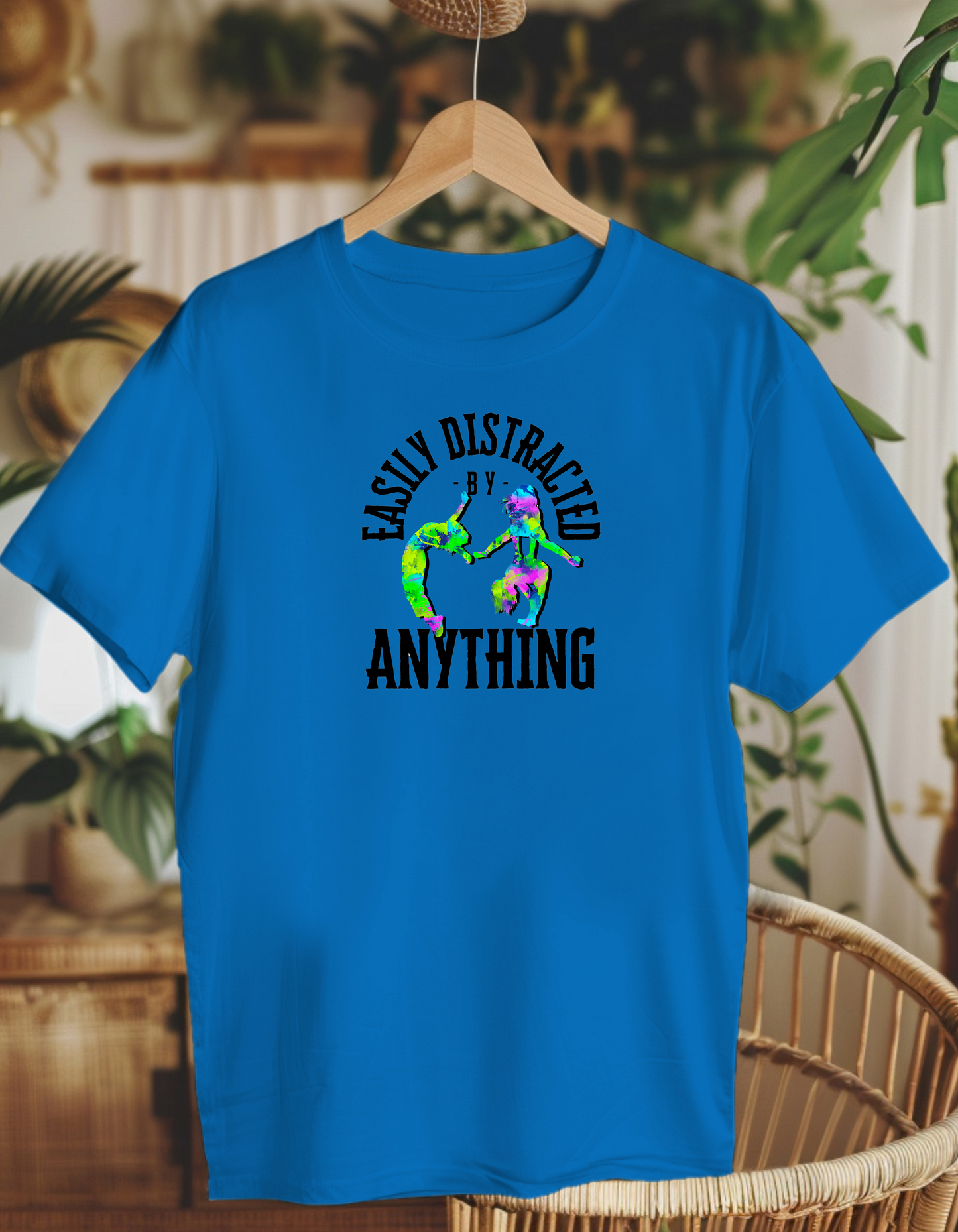 Easily distracted. Girls. Kids Heavy Cotton™ Tee