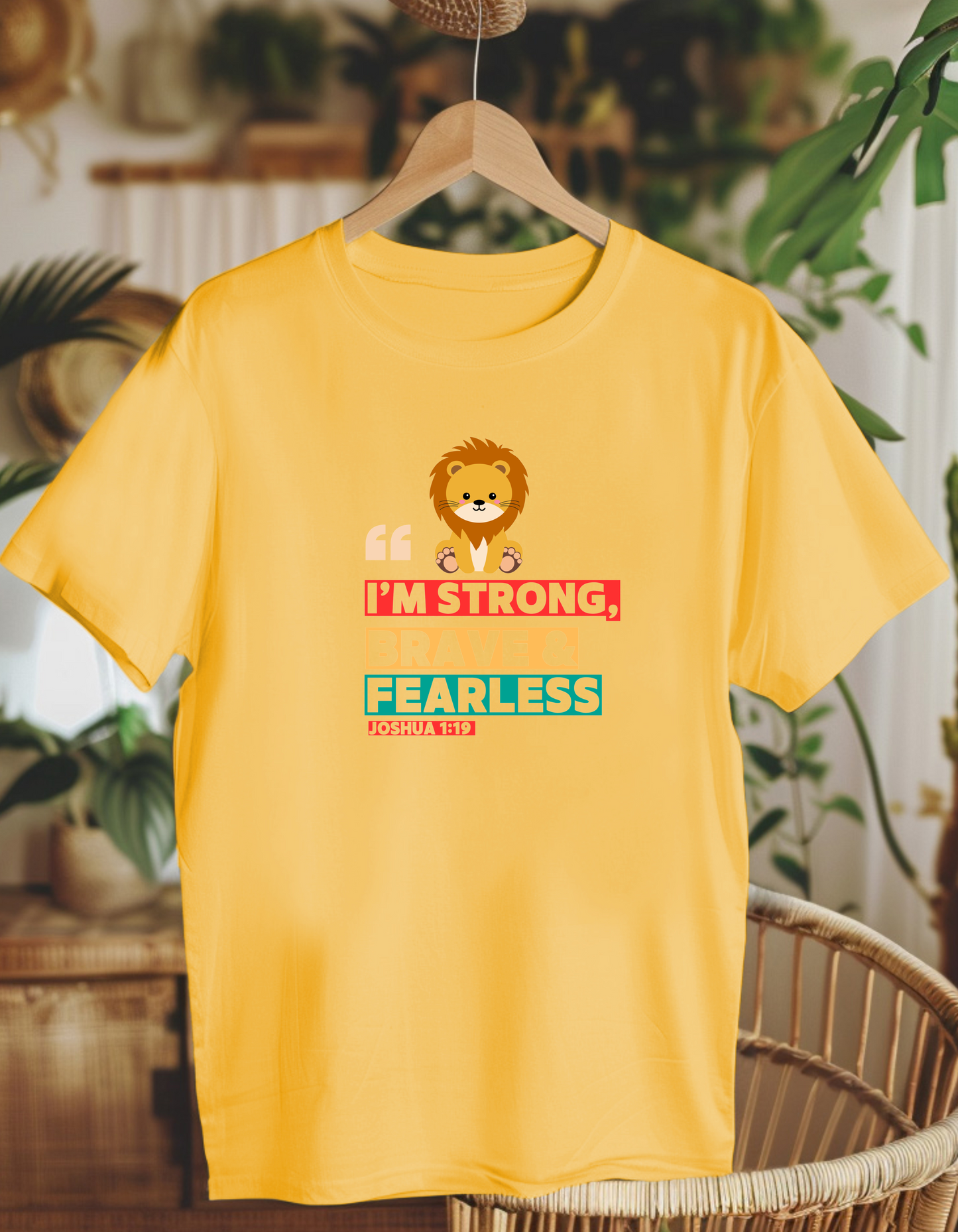 Strong, brave and fearless. Kids Heavy Cotton™ Tee