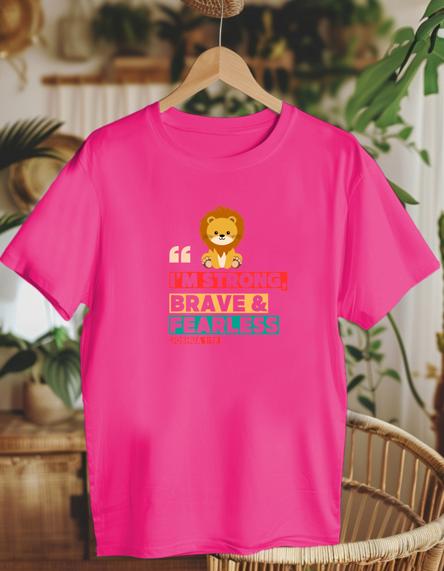 Strong, brave and fearless. Kids Heavy Cotton™ Tee