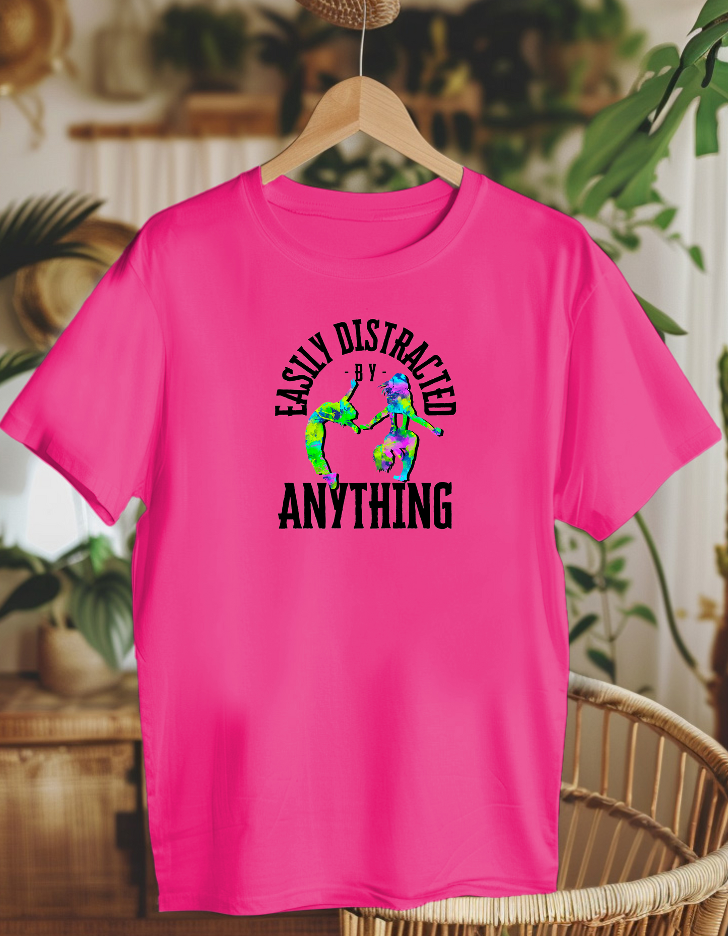 Easily distracted. Girls. Kids Heavy Cotton™ Tee