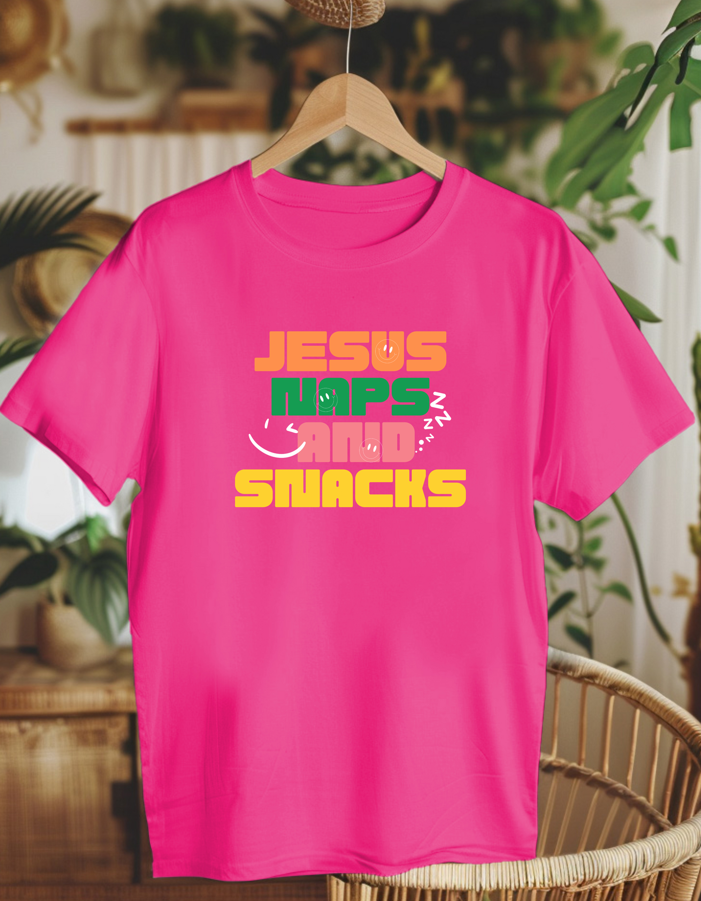 Jesus, naps and snacks. Kids Heavy Cotton™ Tee