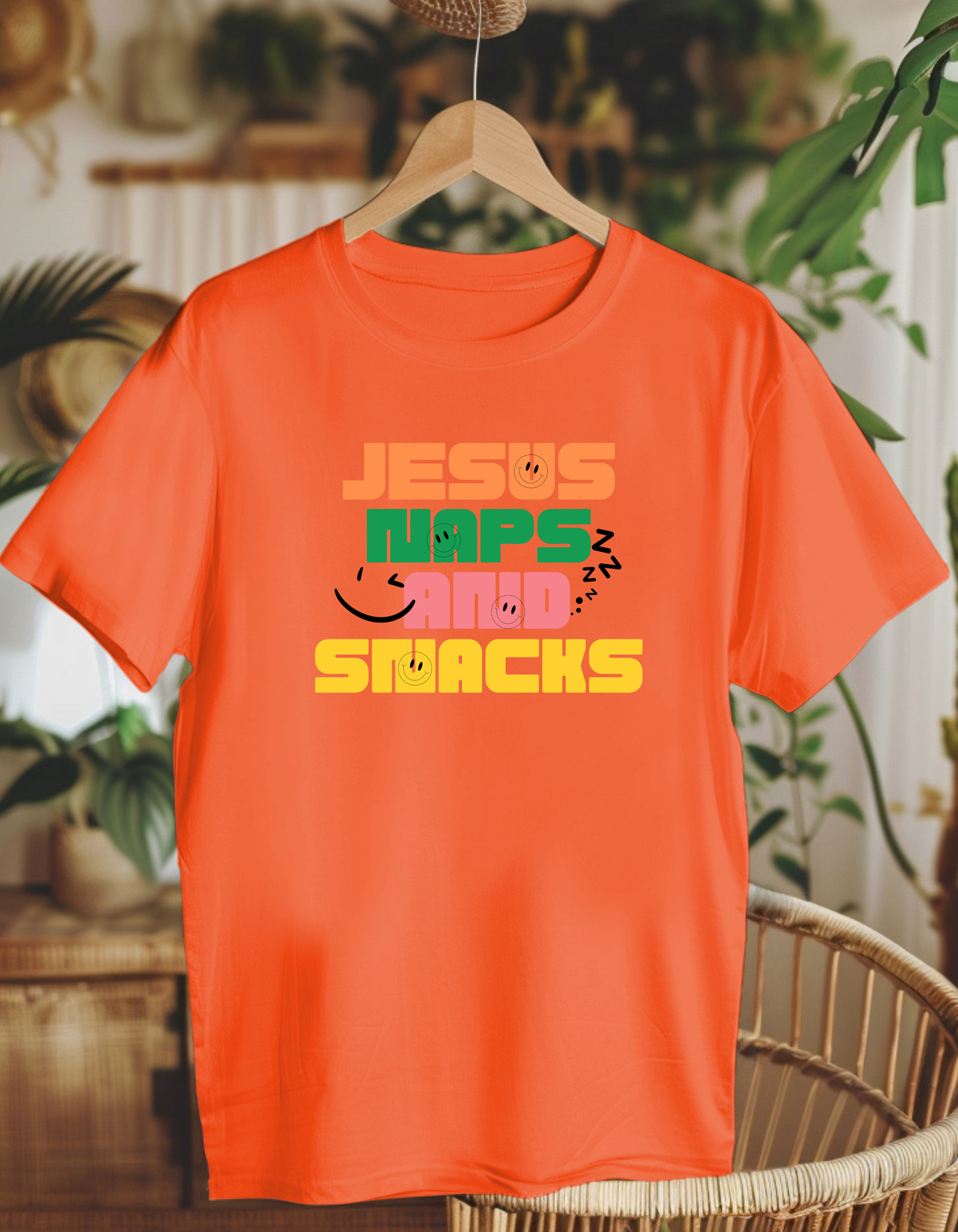 Jesus, naps and snacks. Kids Heavy Cotton™ Tee