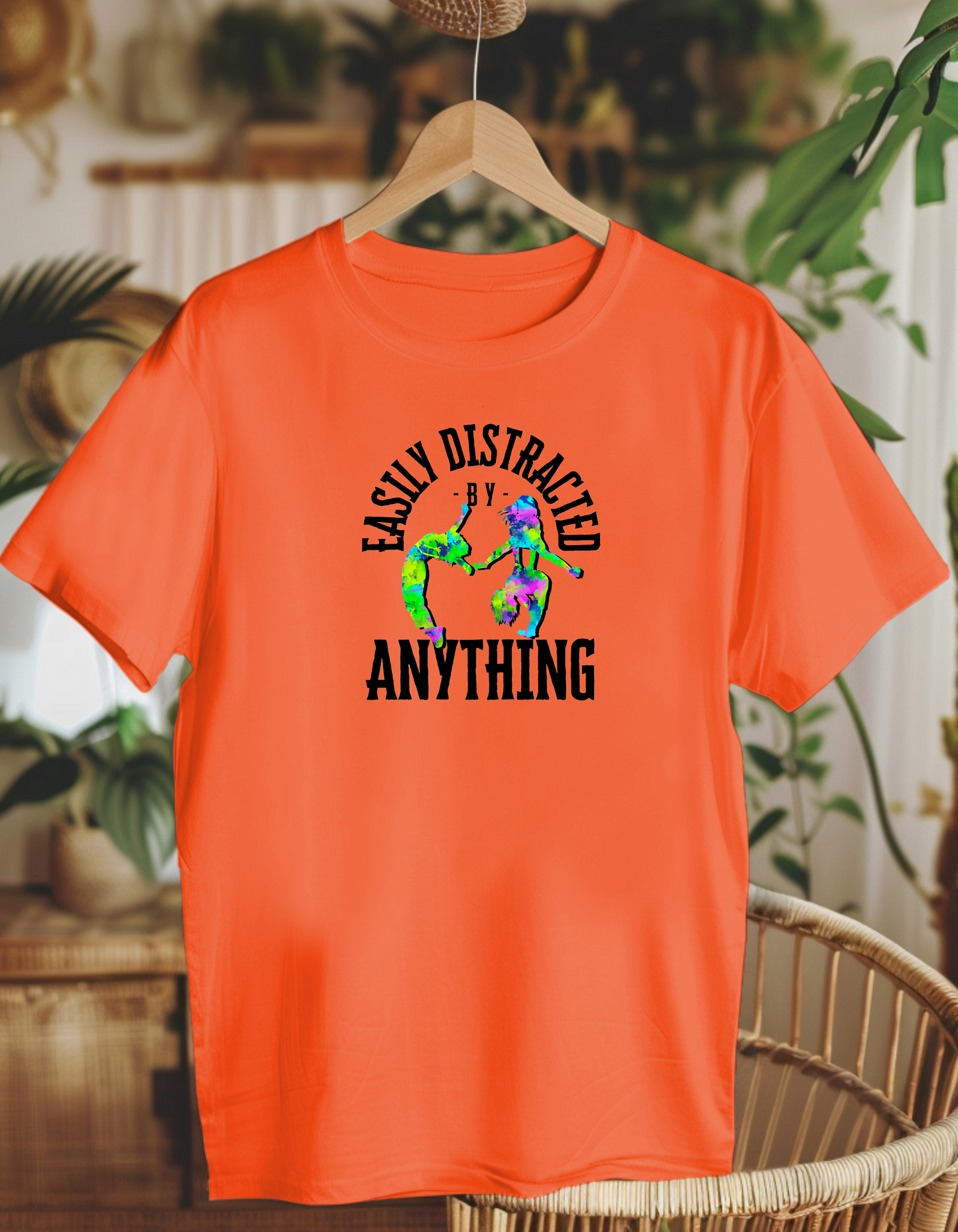 Easily distracted. Girls. Kids Heavy Cotton™ Tee