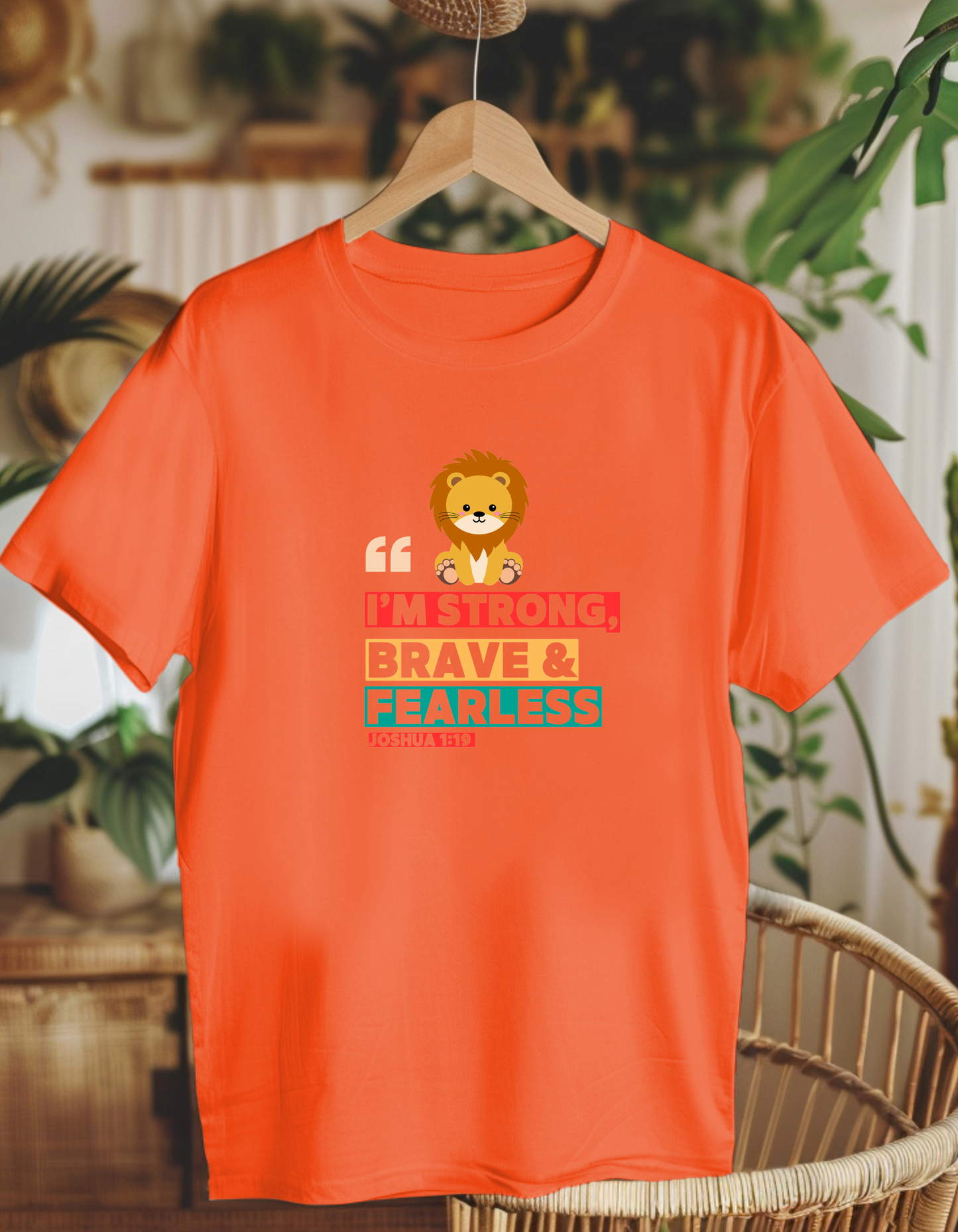 Strong, brave and fearless. Kids Heavy Cotton™ Tee