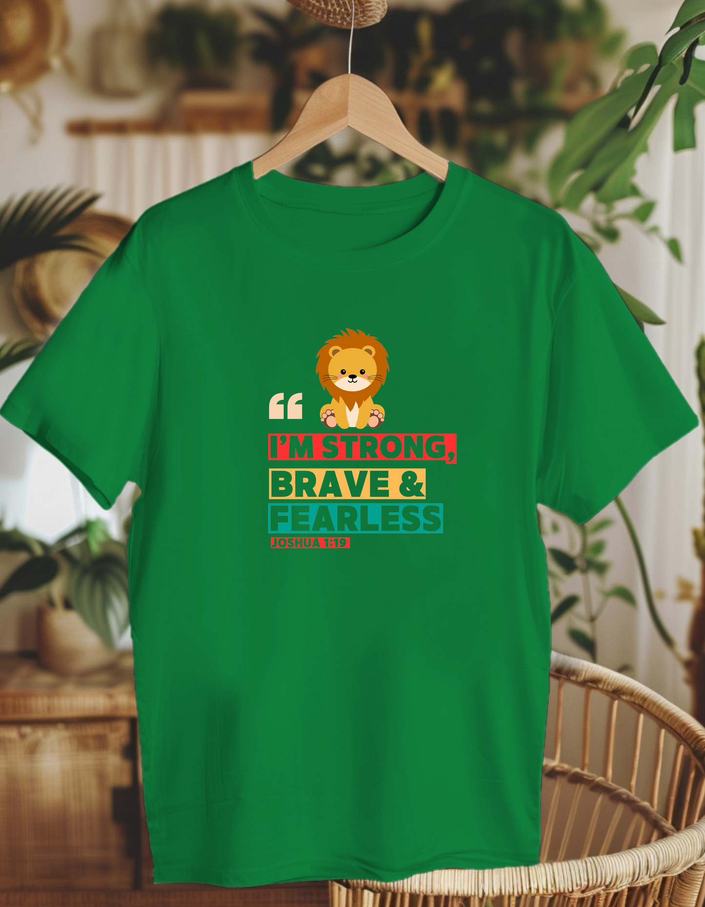 Strong, brave and fearless. Kids Heavy Cotton™ Tee