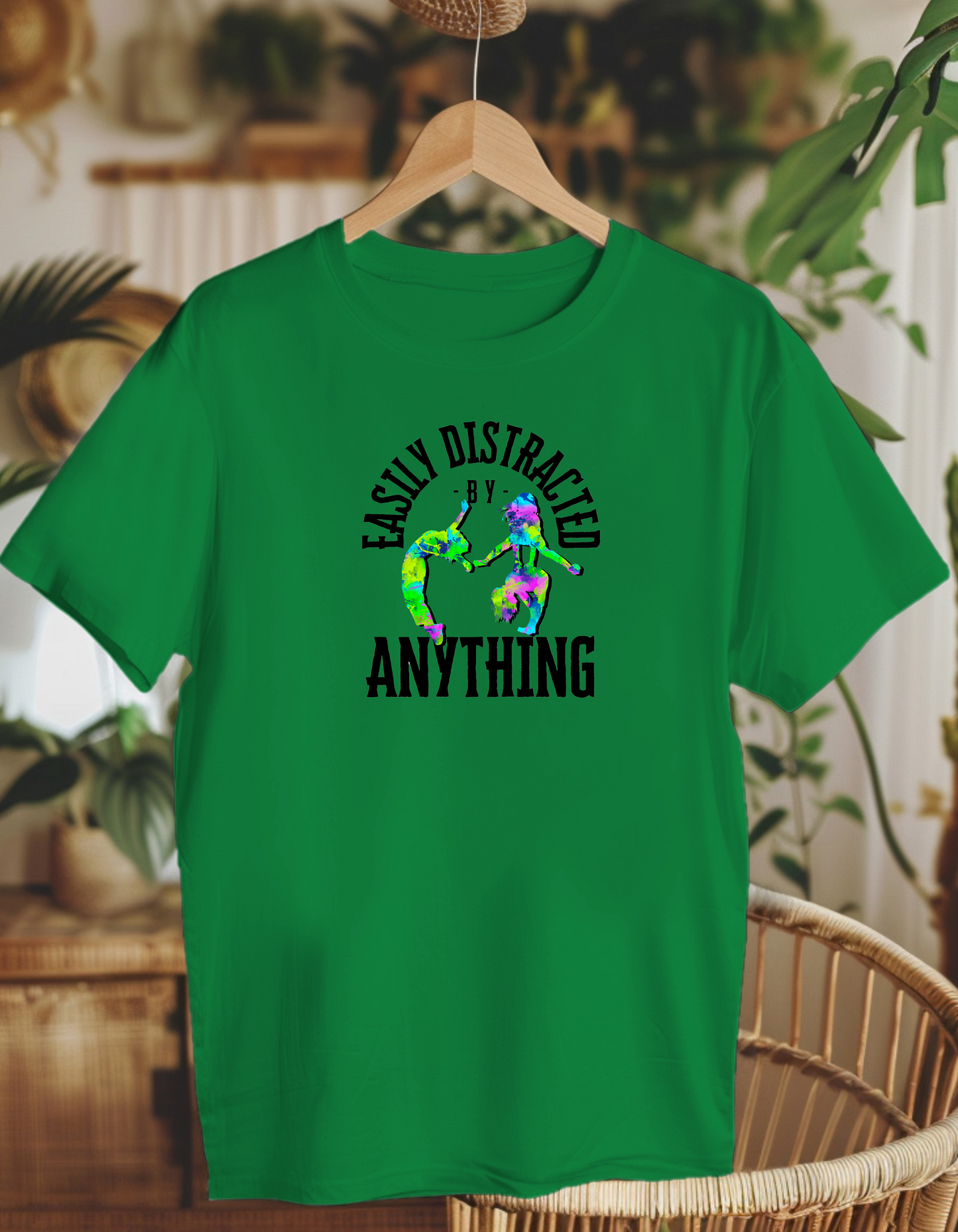 Easily distracted. Girls. Kids Heavy Cotton™ Tee