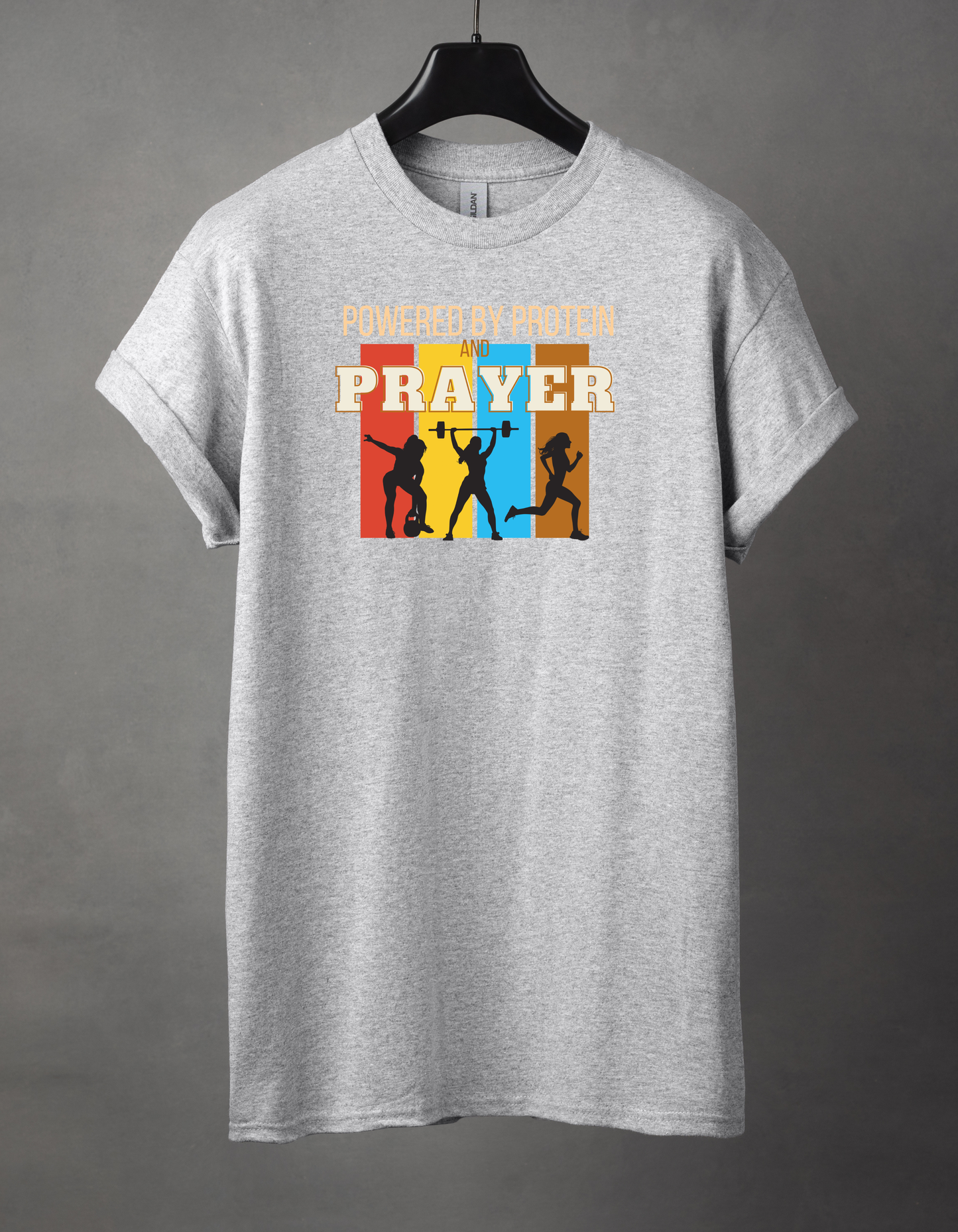 Powered by protein and prayer female