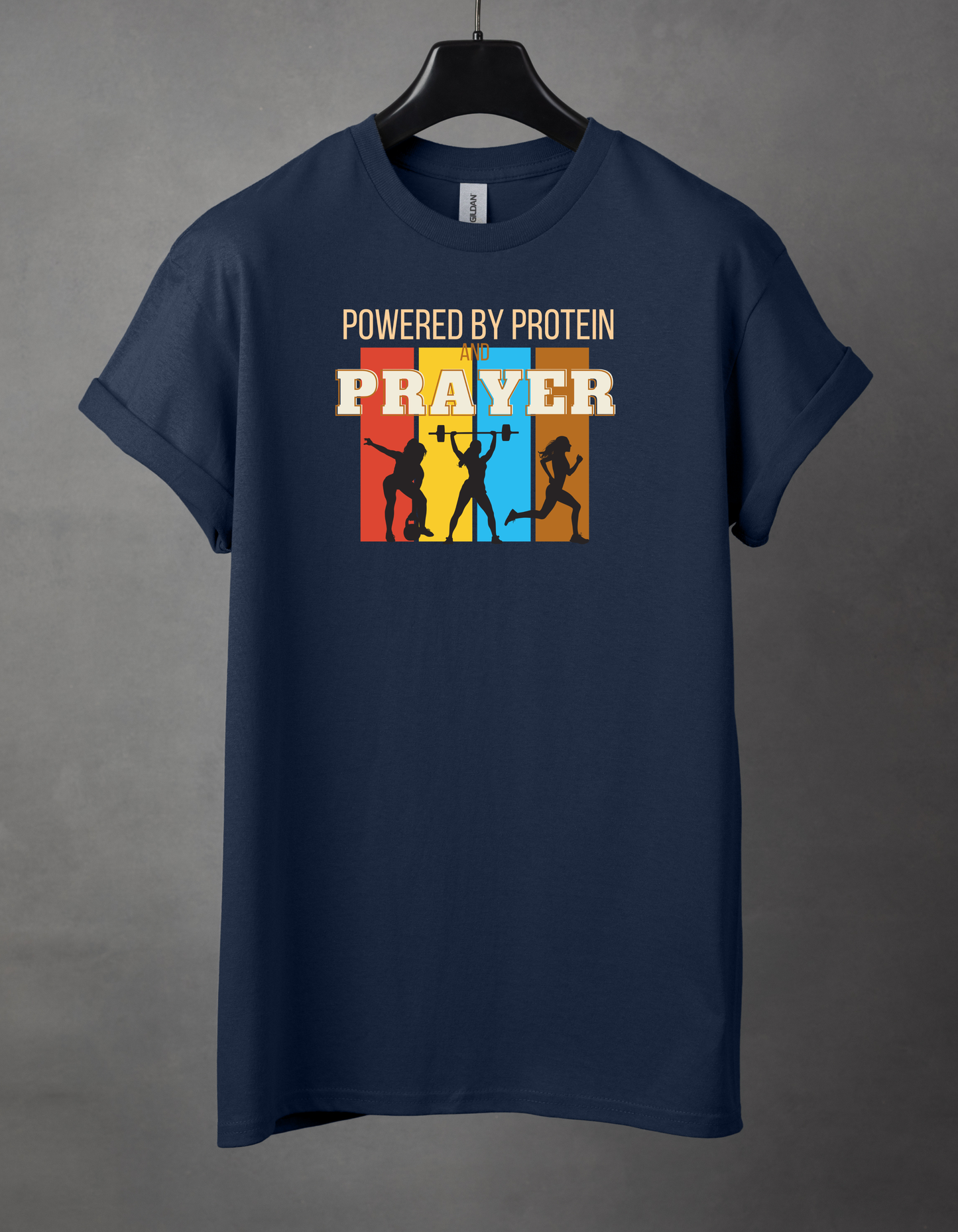 Powered by protein and prayer female