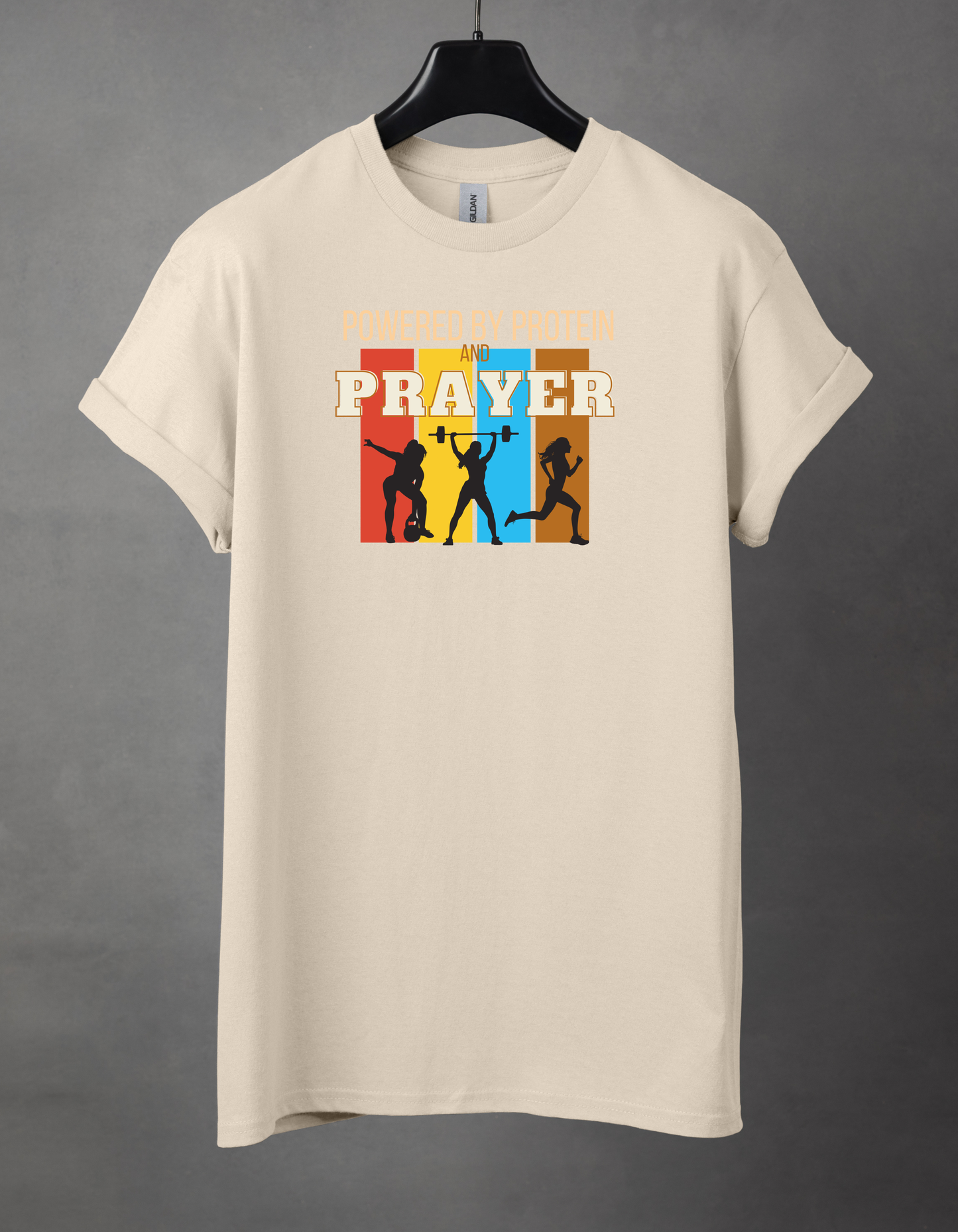 Powered by protein and prayer female