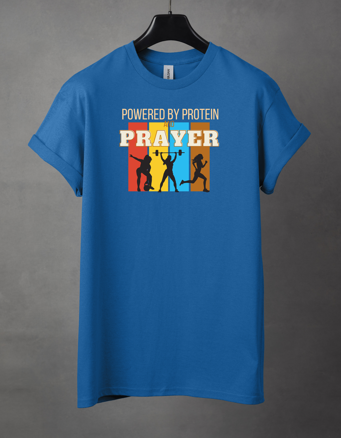 Powered by protein and prayer female