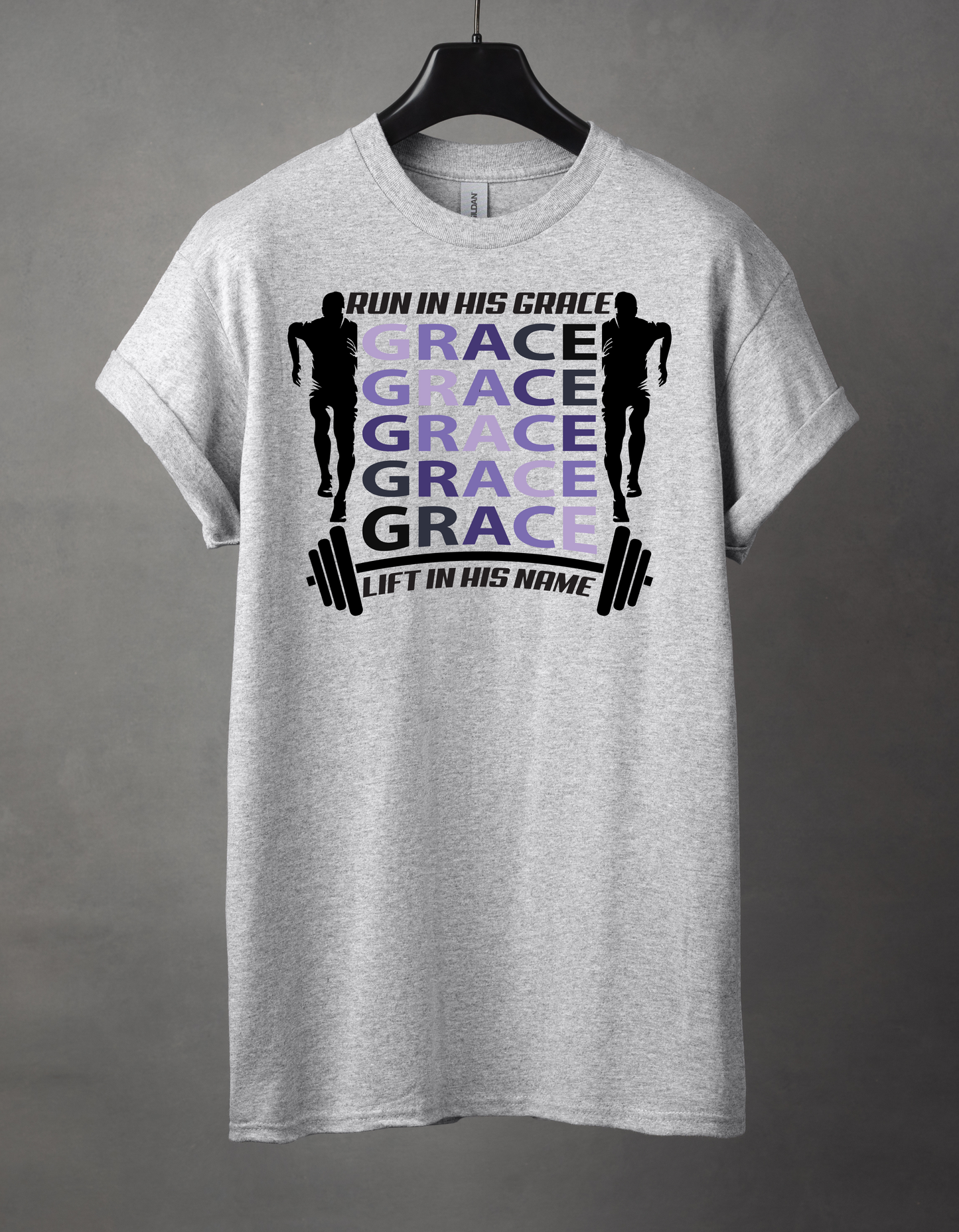 Run in His grace