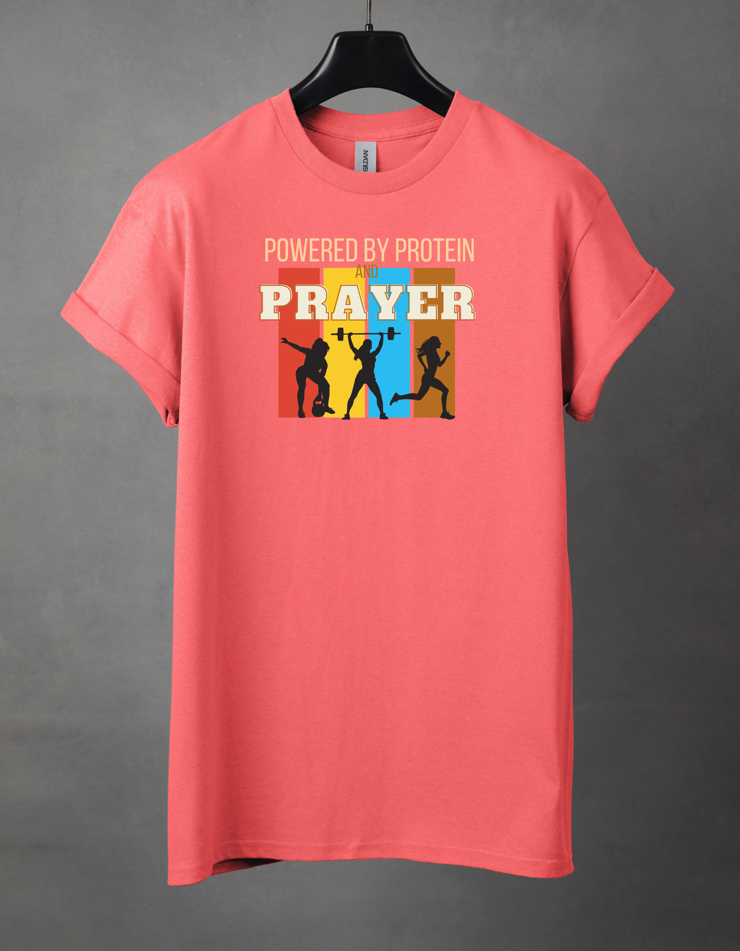 Powered by protein and prayer female