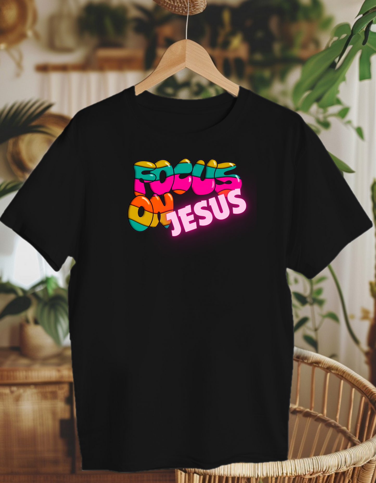 Focus on Jesus. Kids Heavy Cotton™ Tee