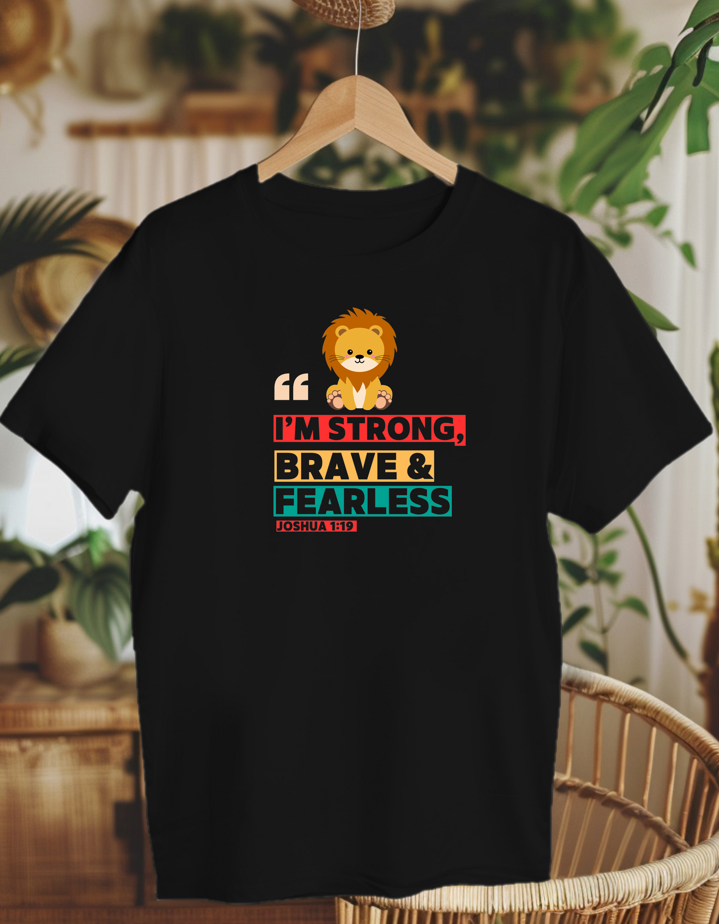 Strong, brave and fearless. Kids Heavy Cotton™ Tee