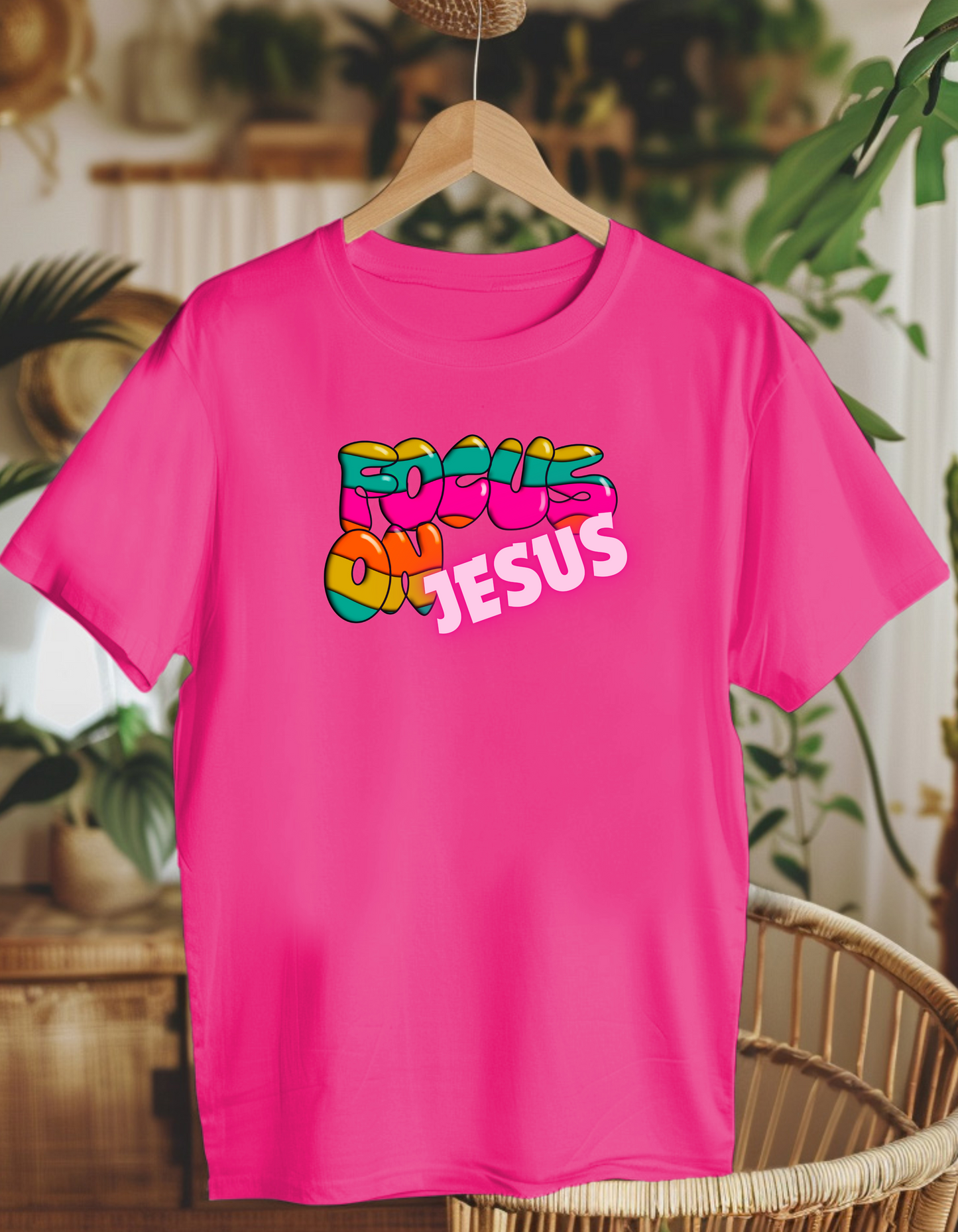 Focus on Jesus. Kids Heavy Cotton™ Tee