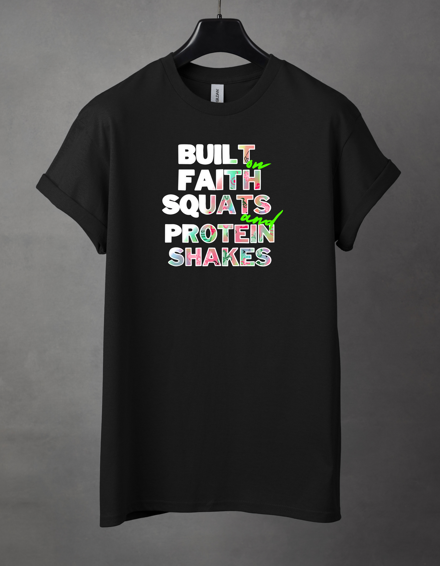 Built on faith weights and protein shakes