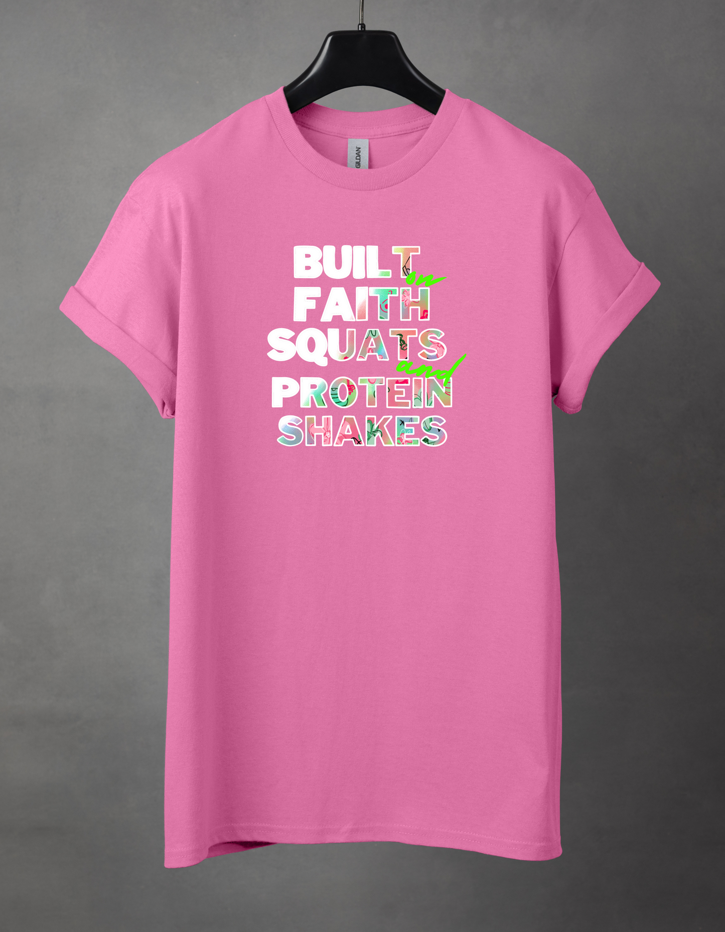 Built on faith weights and protein shakes
